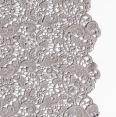 Allora Bed Skirt from Bella Notte Linens in the color Fog.