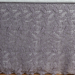 Allora Bed Skirt from Bella Notte Linens in the color French Lavender.