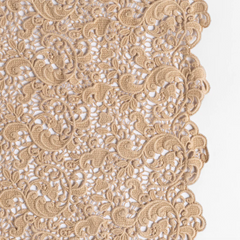 Allora Bed Skirt from Bella Notte Linens in the color Honeycomb.