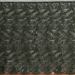 Allora Bed Skirt from Bella Notte Linens in the color Juniper.