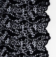 Allora Bed Scarf from Bella Notte Linens in the color Corvino.