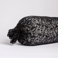 Allora Bolster from Bella Notte Linens in the color Corvino.