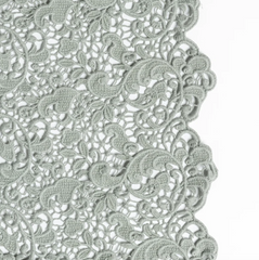 Allora Bolster from Bella Notte Linens in the color Eucalyptus.