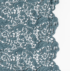 Allora pillowcase from Bella Notte Linens in the color Cenote.