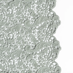 Allora pillowcase from Bella Notte Linens in the color Eucalyptus.