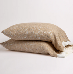 Allora pillowcase from Bella Notte Linens in the color Honeycomb.