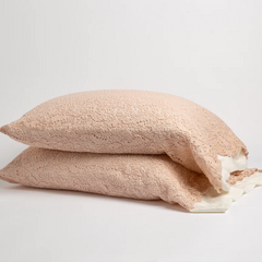 Allora pillowcase from Bella Notte Linens in the color Pearl.