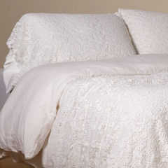 Allora pillowcase from Bella Notte Linens in the color White.
