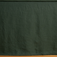 Austin Bed Skirt from Bella Notte Linens in the color Juniper.