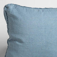 Austin Sham from Bella Notte Linens in the color Tahoe Blue.