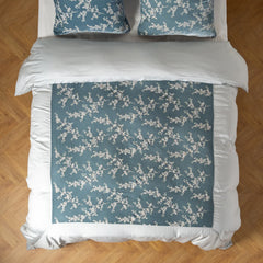 Lynette Duvet from Bella Notte Linens in the color Cloud.