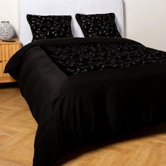 Lynette Duvet from Bella Notte Linens in the color Corvino.