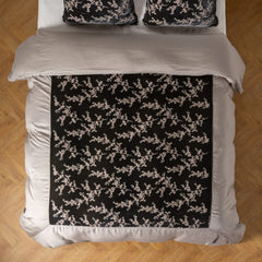 Lynette Duvet from Bella Notte Linens in the color Fog.