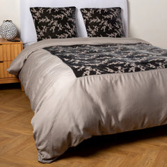 Lynette Duvet from Bella Notte Linens in the color Fog.