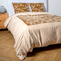 Lynette Duvet from Bella Notte Linens in the color Honeycomb.