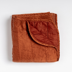 Sel Blanket from Bella Notte Linens in the color Autumn.