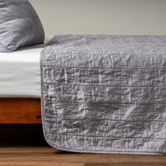 Sel Coverlet from Bella Notte Linens in the color French Lavender.
