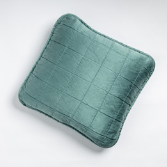 Sel Throw Pillow from Bella Notte Linens in the color Cenote.