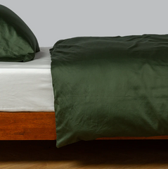 Bria Duvet Cover in Juniper from Bella Notte Linens.