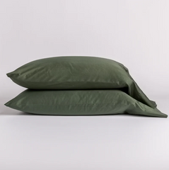 Bria Pillowcase in Juniper from Bella Notte Linens.