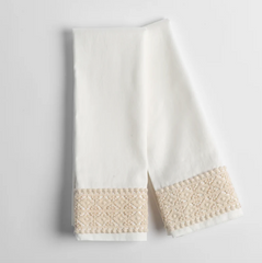 Bria Pillowcase with Novola Lace from Bella Notte Linens in the color Winter White.