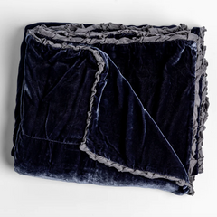 Carmen Bed End Blanket from Bella Notte Linens in the color French Lavender.