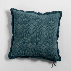 Trettino 24x24 Throw Pillow from Bella Notte Linens in the color Cenote.