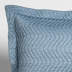 Cirillo Accent Pillow in Tahoe Blue from Bella Notte Linens.