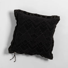 Trettino 24x24 Throw Pillow from Bella Notte Linens in the color Corvino.