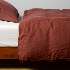 Austin Duvet from Bella Notte Linens in the color Autumn.