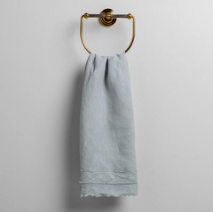 Austin Guest Towel from Bella Notte Linens in the color Cloud.