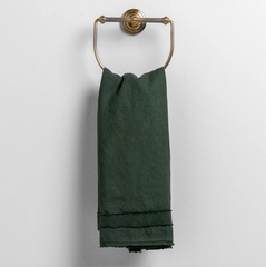 Austin Guest Towel from Bella Notte Linens in the color Juniper.