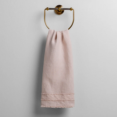 Austin Guest Towel from Bella Notte Linens in the color Pearl.