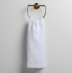Austin Guest Towel from Bella Notte Linens in the color White.