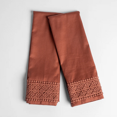 Bria Pillowcase with Novola Lace from Bella Notte Linens in the color Autumn.