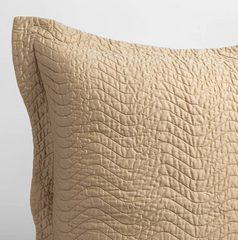 Cirillo Accent Pillow in Honeycomb from Bella Notte Linens.
