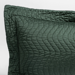 Cirillo Accent Pillow in Juniper from Bella Notte Linens.