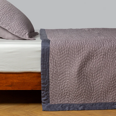 Cirillo Coverlet in French Lavender from Bella Notte Linens.