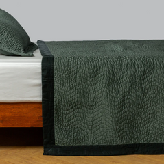 Cirillo Coverlet in Juniper from Bella Notte Linens.
