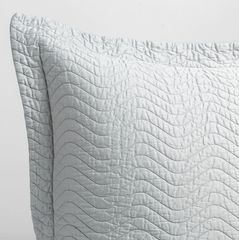 Custom Cirillo Lumbar Pillow in Cloud from Bella Notte Linens.