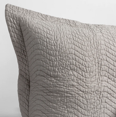 Custom Cirillo Lumbar Pillow in Fog from Bella Notte Linens.