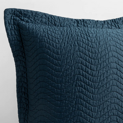 Cirillo Sham in Midnight from Bella Notte Linens.