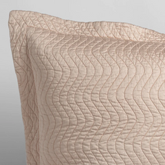 Cirillo Sham in Pearl from Bella Notte Linens.