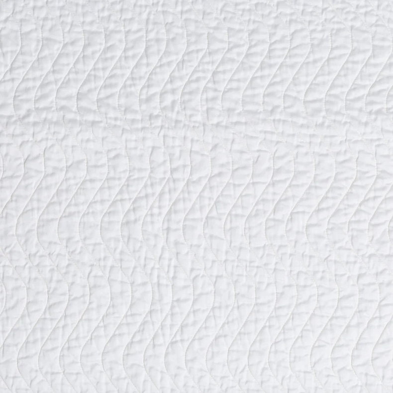 Cirillo Throw Blanket in White from Bella Notte Linens.