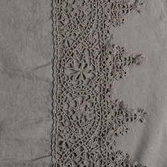 Custom Frida Guest Towel in Fog from Bella Notte Linens
