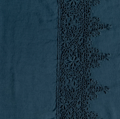 Frida Guest Towel from Bella Notte Linens in the color Midnight.
