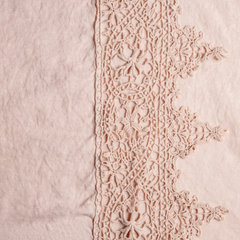 Frida Guest Towel from Bella Notte Linens in the color Pearl.