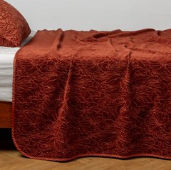 Georgia Bedspread in Autumn from Bella Notte Linens.