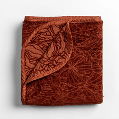 Georgia Throw Blanket in Autumn from Bella Notte Linens.