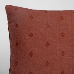 Ines Sham from Bella Notte Linens in the color Autumn.